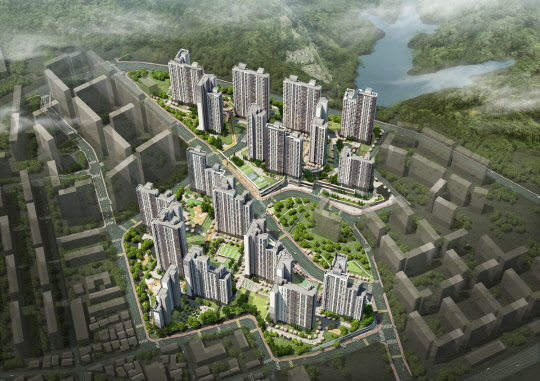 울산 지웰시티 자이 조감도. <신영 제공>